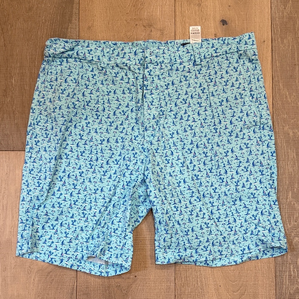 Vineyard Vines Light Blue Sailboat Swim Shorts